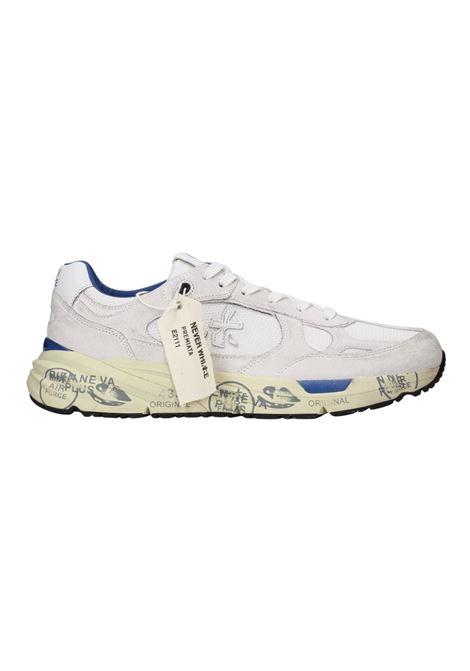 Premiata Mase 25 8019 mens sneakers in leather and nylon white PREMIATA |  | MASE25 VAR8019